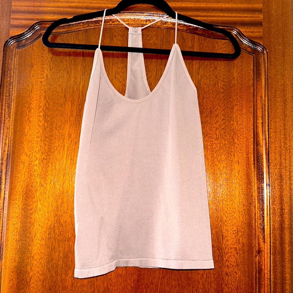 EXPRESS racer back mauve tank